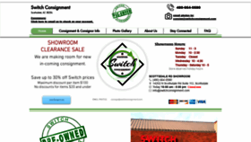 What Switchconsignment.com website looked like in 2021 (2 years ago)