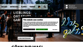 What Stuttgart-tourist.de website looked like in 2021 (5 years ago)