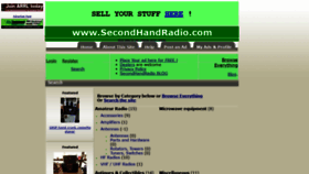 What Secondhandradio.com website looked like in 2021 (2 years ago)