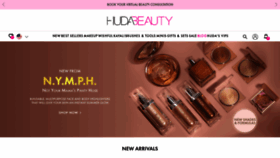 What Shophudabeauty.com website looked like in 2021 (2 years ago)