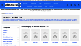 What Semroc.com website looked like in 2021 (2 years ago)