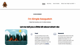 What Simplesasquatch.com website looked like in 2021 (2 years ago)