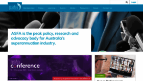 What Superannuation.asn.au website looked like in 2021 (4 years ago)