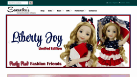 What Samanthasdolls.com website looked like in 2021 (2 years ago)
