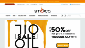 What Smokea.com website looked like in 2021 (2 years ago)
