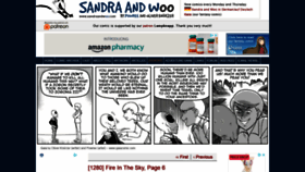 What Sandraandwoo.com website looked like in 2021 (2 years ago)