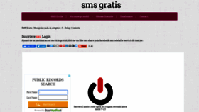What Smsgratis.ws website looked like in 2021 (4 years ago)