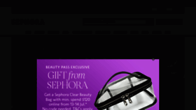 What Sephora.nz website looked like in 2021 (2 years ago)