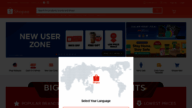 What Shopee.com.my website looked like in 2021 (2 years ago)