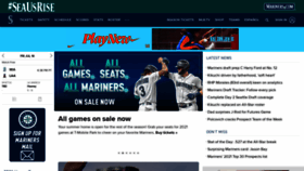 What Seattlemariners.com website looked like in 2021 (2 years ago)