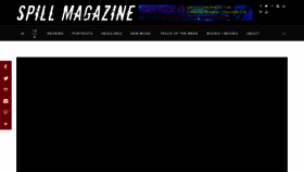 What Spillmagazine.com website looked like in 2021 (2 years ago)