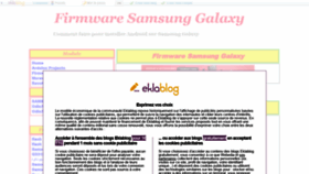 What Samsung.eklablog.fr website looked like in 2021 (2 years ago)