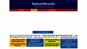What Sarkari-results.info website looked like in 2021 (2 years ago)