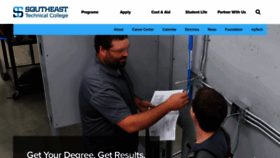 What Southeasttech.edu website looked like in 2021 (3 years ago)