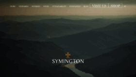 What Symington.com website looked like in 2021 (2 years ago)