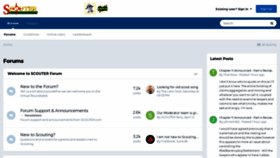 What Scouter.com website looked like in 2021 (4 years ago)