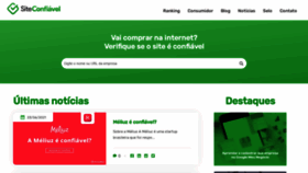 What Siteconfiavel.com.br website looked like in 2021 (2 years ago)