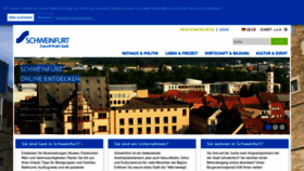 What Schweinfurt.de website looked like in 2021 (2 years ago)