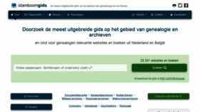 What Stamboomgids.nl website looked like in 2021 (2 years ago)