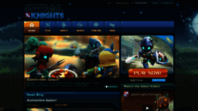 What Spiralknights.com website looked like in 2021 (2 years ago)