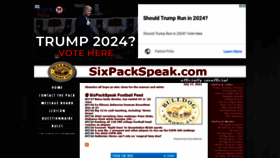 What Sixpackspeak.com website looked like in 2021 (2 years ago)