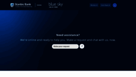 What Stanbicbluesky.co.zm website looked like in 2021 (2 years ago)