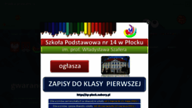 What Sp14plock.edu.pl website looked like in 2021 (2 years ago)