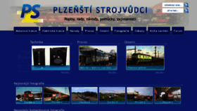 What Strojvedouciplzen.cz website looked like in 2021 (2 years ago)