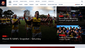What Sanfl.com.au website looked like in 2021 (2 years ago)