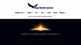What Stopworldcontrol.com website looked like in 2021 (2 years ago)