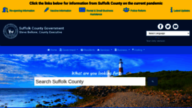 What Suffolkcountyny.gov website looked like in 2021 (2 years ago)