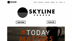 What Skylinechurch.org website looked like in 2021 (2 years ago)