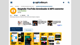What Snaptube.uptodown.com website looked like in 2021 (2 years ago)