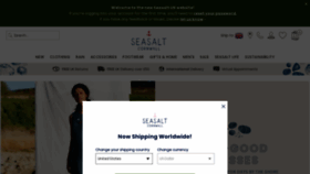 What Seasaltcornwall.com website looked like in 2021 (2 years ago)