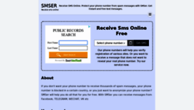 What Smser.net website looked like in 2021 (2 years ago)