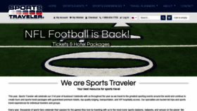 What Sportstraveler.net website looked like in 2021 (2 years ago)