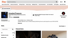 What Smadarstreasure.etsy.com website looked like in 2021 (2 years ago)