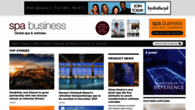 What Spabusiness.com website looked like in 2021 (2 years ago)