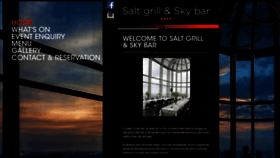 What Saltgrill.com website looked like in 2021 (2 years ago)