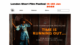 What Shortfilms.org.uk website looked like in 2021 (2 years ago)