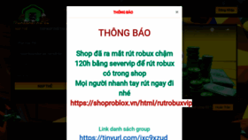 What Shoproblox.vn website looked like in 2021 (2 years ago)