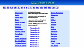 What Silabas.com.br website looked like in 2021 (2 years ago)