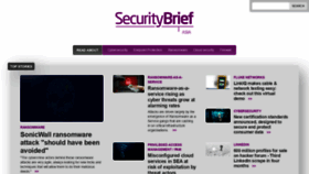 What Securitybrief.asia website looked like in 2021 (2 years ago)