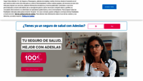 What Segurcaixaadeslas.es website looked like in 2021 (2 years ago)