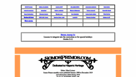 What Somosprimos.com website looked like in 2021 (2 years ago)