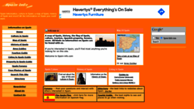 What Spain-info.com website looked like in 2021 (2 years ago)