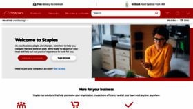 What Stapleslink.com website looked like in 2021 (2 years ago)