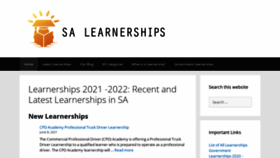 What Salearnership.co.za website looked like in 2021 (2 years ago)