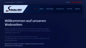 What Stolze-edv.de website looked like in 2021 (2 years ago)