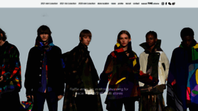 What Sacai.jp website looked like in 2021 (2 years ago)